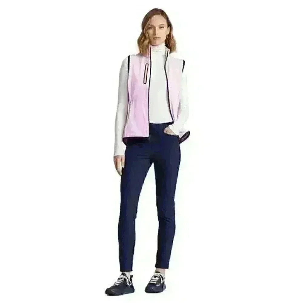 NEW RLX Golf Ralph Lauren Women's S Terry Sleeveless Full-Zip Vest NWT $168